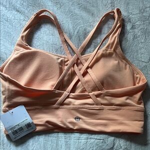 Lululemon Athletica Peach Sports Bra size 8